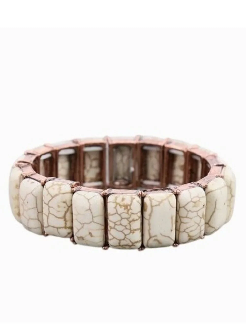Western Style Stone Stretch Bracelet - SJB2250CBNT